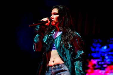 Elisa performing and singing on stage  during  Italian singer Music Concert Elisa - Back To The Future Live Tour 2022 at the Arena della Marca in Treviso, Italy, August 02, 2022 - Credit: Ettore Griffon