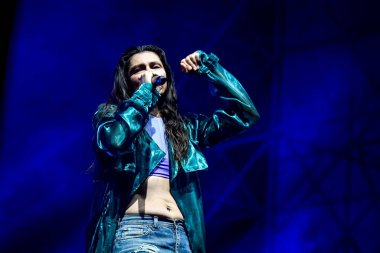 Elisa performing and singing on stage  during  Italian singer Music Concert Elisa - Back To The Future Live Tour 2022 at the Arena della Marca in Treviso, Italy, August 02, 2022 - Credit: Ettore Griffon