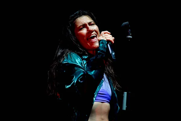 Elisa Performing Singing Stage Italian Singer Music Concert Elisa Back — Stockfoto