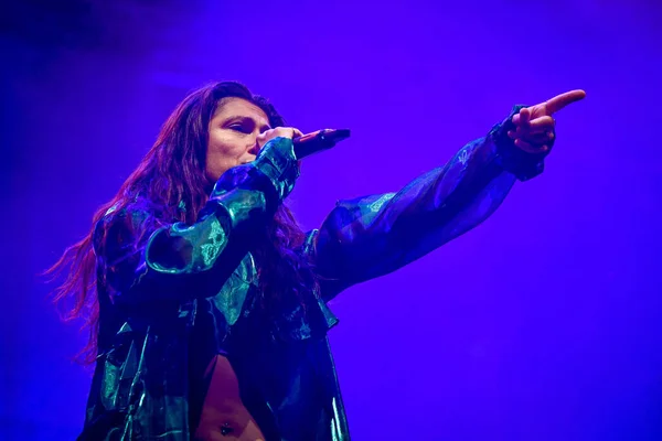 Elisa Performing Singing Stage Italian Singer Music Concert Elisa Back — Stockfoto