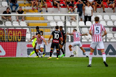 Vicenza's Alex Rolfini scores a goal  during  friendly football match LR Vicenza vs AC Milan at the Romeo Menti stadium in Vicenza, Italy, August 06, 2022 - Credit: Ettore Griffon