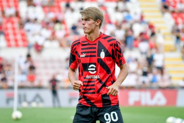 Milan's Charles De Ketelaere portrait  during  friendly football match LR Vicenza vs AC Milan at the Romeo Menti stadium in Vicenza, Italy, August 06, 2022 - Credit: Ettore Griffon