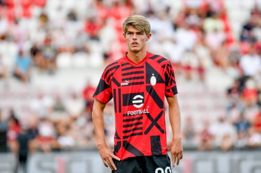 Milan's Charles De Ketelaere portrait  during  friendly football match LR Vicenza vs AC Milan at the Romeo Menti stadium in Vicenza, Italy, August 06, 2022 - Credit: Ettore Griffon