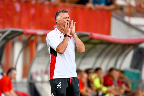 Vicenza Head Coach Francesco Baldini Portrait Friendly Football Match Vicenza —  Fotos de Stock