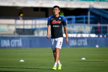 Napoli's Kim Min-jae portrait  during  italian soccer Serie A match Hellas Verona FC vs SSC Napoli at the Marcantonio Bentegodi stadium in Verona, Italy, August 15, 2022 - Credit: Ettore Griffon