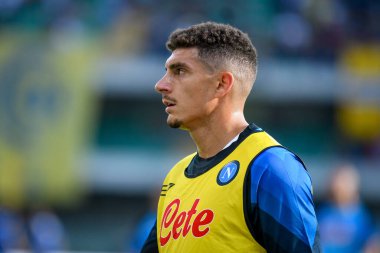 Napoli's Giovanni Di Lorenzo portrait  during  italian soccer Serie A match Hellas Verona FC vs SSC Napoli at the Marcantonio Bentegodi stadium in Verona, Italy, August 15, 2022 - Credit: Ettore Griffon
