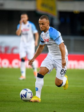 Napoli's Stanislav Lobotka portrait in action  during  italian soccer Serie A match Hellas Verona FC vs SSC Napoli at the Marcantonio Bentegodi stadium in Verona, Italy, August 15, 2022 - Credit: Ettore Griffon