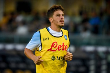 Napoli's Diego Demme portrait  during  italian soccer Serie A match Hellas Verona FC vs SSC Napoli at the Marcantonio Bentegodi stadium in Verona, Italy, August 15, 2022 - Credit: Ettore Griffon