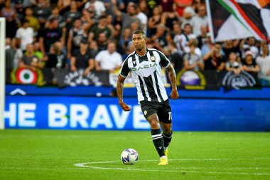 Udinese's Walace Souza Silva portrait in action  during  italian soccer Serie A match Udinese Calcio vs US Salernitana at the Friuli - Dacia Arena stadium in Udine, Italy, August 20, 2022 - Credit: Ettore Griffon