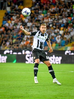 Udinese's Sandi Lovric portrait in action  during  italian soccer Serie A match Udinese Calcio vs US Salernitana at the Friuli - Dacia Arena stadium in Udine, Italy, August 20, 2022 - Credit: Ettore Griffon