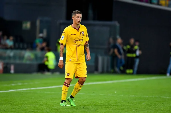 Salernitana Domagol Bradaric Portrait Italian Soccer Serie Match Udinese Calcio — Stockfoto