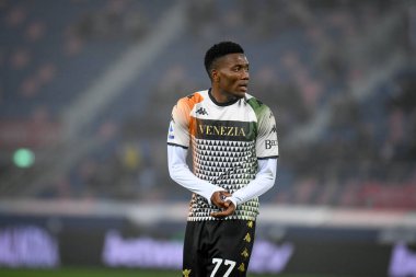 Venezia's David Okereke portrait  during  italian soccer Serie A match Bologna FC vs Venezia FC (portraits archive) at the Renato Dall'Ara stadium in Bologna, Italy, November 21, 2021 - Credit: Ettore Griffon