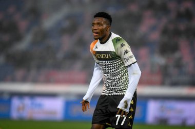 Venezia's David Okereke portrait  during  italian soccer Serie A match Bologna FC vs Venezia FC (portraits archive) at the Renato Dall'Ara stadium in Bologna, Italy, November 21, 2021 - Credit: Ettore Griffon