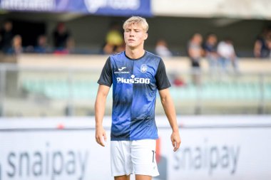 Atalanta's Rasmus Hojlund portrait  during  italian soccer Serie A match Hellas Verona FC vs Atalanta BC at the Marcantonio Bentegodi stadium in Verona, Italy, August 28, 2022 - Credit: Ettore Griffon
