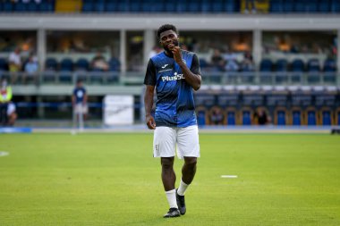Atalanta's Jeremie Boga portrait  during  italian soccer Serie A match Hellas Verona FC vs Atalanta BC at the Marcantonio Bentegodi stadium in Verona, Italy, August 28, 2022 - Credit: Ettore Griffon