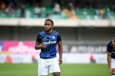 Atalanta's Ademola Lookman portrait  during  italian soccer Serie A match Hellas Verona FC vs Atalanta BC at the Marcantonio Bentegodi stadium in Verona, Italy, August 28, 2022 - Credit: Ettore Griffon