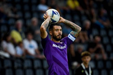 Fiorentina's Lorenzo Venuti portrait  during  italian soccer Serie A match Udinese Calcio vs ACF Fiorentina at the Friuli - Dacia Arena stadium in Udine, Italy, August 31, 2022 - Credit: Ettore Griffon