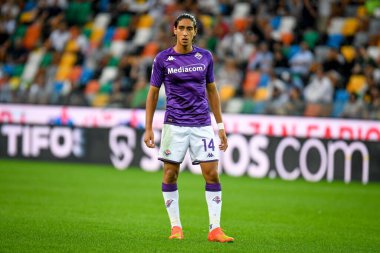 Fiorentina's Yussef Maleh portrait  during  italian soccer Serie A match Udinese Calcio vs ACF Fiorentina at the Friuli - Dacia Arena stadium in Udine, Italy, August 31, 2022 - Credit: Ettore Griffon