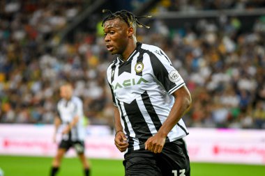 Udinese's Destiny Iyenoma Udogie portrait  during  italian soccer Serie A match Udinese Calcio vs ACF Fiorentina at the Friuli - Dacia Arena stadium in Udine, Italy, August 31, 2022 - Credit: Ettore Griffon