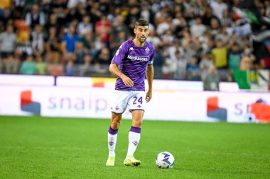 Fiorentina's Marco Benassi portrait in action  during  italian soccer Serie A match Udinese Calcio vs ACF Fiorentina at the Friuli - Dacia Arena stadium in Udine, Italy, August 31, 2022 - Credit: Ettore Griffon