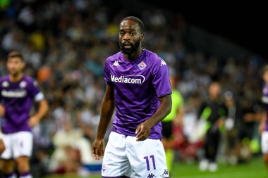 Fiorentina's Jonathan Ikone portrait  during  italian soccer Serie A match Udinese Calcio vs ACF Fiorentina at the Friuli - Dacia Arena stadium in Udine, Italy, August 31, 2022 - Credit: Ettore Griffon