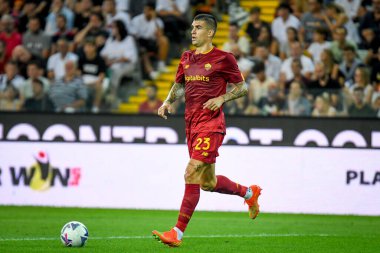 Roma 'nın Gianluca Mancini portresi İtalya' nın Udinese Calcio-AS Roma maçında Udine, İtalya 'daki Dacia Arena Stadyumu' nda, 4 Eylül 2022 - Fotoğraf: Ettore Griffon
