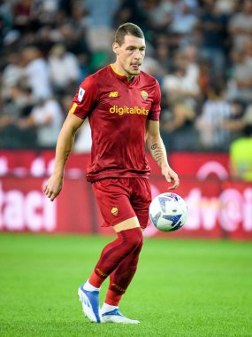 Roma 'nın Andrea Belotti portresi İtalyan futbolu Serie A maçında Udinese Calcio, Friuli - Dacia Arena stadyumunda AS Roma' ya karşı Udine, İtalya 'da, Eylül 04, 2022 - Fotoğraf: Ettore Griffon