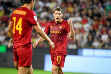 İtalyan futbolu Serie A maçında Roma 'nın Andrea Belotti portresi Udinese Calcio ile AS Roma maçı Udine, İtalya' daki Dacia Arena stadyumunda, Eylül 04, 2022 - Fotoğraf: Ettore Griffon