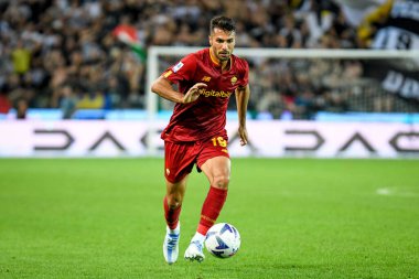 İtalyan futbol takımı Serie A 'nın İtalya' daki Friuli - Dacia Arena stadyumunda oynanan Udinese Calcio-AS Roma maçında Roma portresi, 4 Eylül 2022 - Fotoğraf: Ettore Griffon
