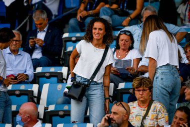 İtalyan Barbara Bonansea, FIFA Dünya Kupası 2023 elemelerinde tribünde - İtalya, İtalya 'nın Ferrara kentindeki Paolo Mazza Stadyumu' nda İtalya - Ettore Griffon