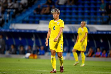 Romanya 'nın Maria Ficzay portresi FIFA Dünya Kupası 2023 Kalifikatörleri - İtalya' nın Ferrara kentindeki Paolo Mazza stadyumunda İtalya - Ettore Griffon