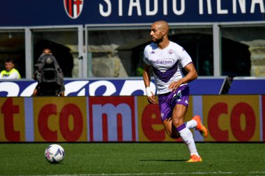 Fiorentina 'nın Sofya Amrabat portresi İtalyan futbolu Serie A maçında Bologna FC - ACF Fiorentina maçı sırasında İtalya' nın Bologna kentindeki Renato Dall 'Ara stadyumunda, 11 Eylül 2022 - Fotoğraf: Ettore Griffon