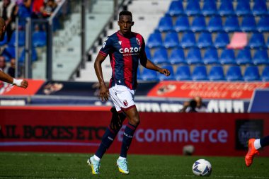 Bologna 'nın Jhon Lucumi portresi İtalyan futbolu Serie A maçında Bologna FC, ACF Fiorentina' ya karşı Bologna, İtalya 'da Renato Dall' Ara Stadyumu 'nda 11 Eylül 2022 - Fotoğraf: Ettore Griffon