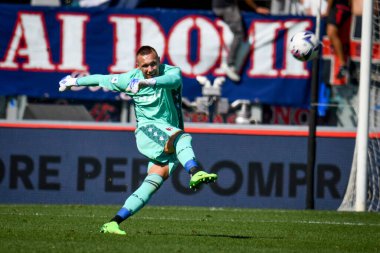 Bologna 'nın Lukasz Skorupski portresi İtalya futbol takımı Serie A maçında Bologna FC - ACF Fiorentina maçı Bologna, İtalya' da Renato Dall 'Ara stadyumunda, 11 Eylül 2022 - Fotoğraf: Ettore Griffon