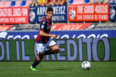 Bologna 'nın Andrea Cambiaso portresi İtalyan futbolu Serie A maçında Bologna FC, ACF Fiorentina' ya karşı Bologna, İtalya 'daki Renato Dall' Ara stadyumunda 11 Eylül 2022 - Fotoğraf: Ettore Griffon