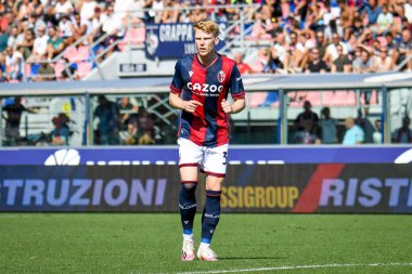 Bologna 'nın Jerdy Schouten portresi İtalyan futbolu Serie A maçında Bologna FC - ACF Fiorentina maçı Bologna, İtalya' da Renato Dall 'Ara stadyumunda, 11 Eylül 2022 - Fotoğraf: Ettore Griffon