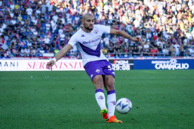 Fiorentina 'nın Sofya Amrabat portresi İtalyan futbolu Serie A maçında Bologna FC - ACF Fiorentina maçı sırasında İtalya' nın Bologna kentindeki Renato Dall 'Ara stadyumunda, 11 Eylül 2022 - Fotoğraf: Ettore Griffon