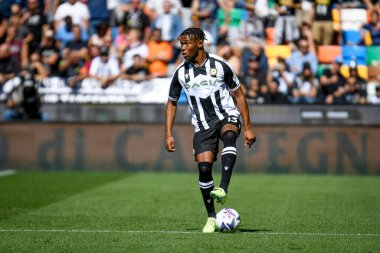 Udinese 'nin Destiny Iyenoma Udogie portresi İtalyan futbolu Serie A maçı sırasında Udinese Calcio' ya karşı Inter - FC Internazionale at the Friuli - Dacia Arena stadyumu, Udine, İtalya, 18 Eylül 2022