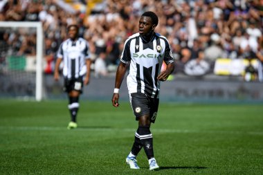 Udinese 'nin Jean-Victor Makengo portresi İtalyan futbolu serisi A maçında Udinese Calcio' ya karşı Inter - FC Internazionale at the Friuli - Dacia Arena stadyumu, Udine, İtalya, 18 Eylül 2022