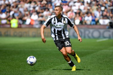 Udinese 'nin Gerard Deulofeu portresi İtalyan futbolu serisi A maçında Udinese Calcio' ya karşı Inter - FC Internazionale at the Friuli - Dacia Arena stadyumu, Udine, İtalya, 18 Eylül 2022