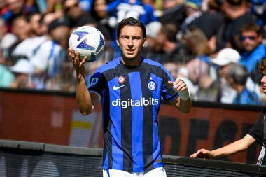 İtalya futbol takımı Serie A maçında Inter 'in Matteo Darmian portresi Udinese Calcio vs Inter - FC Internazionale at the Friuli - Dacia Arena stadyumu, Udine, İtalya, 18 Eylül 2022
