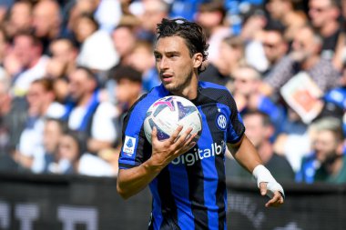 İtalya futbol takımı Serie A maçında Inter 'in Matteo Darmian portresi Udinese Calcio vs Inter - FC Internazionale at the Friuli - Dacia Arena stadyumu, Udine, İtalya, 18 Eylül 2022