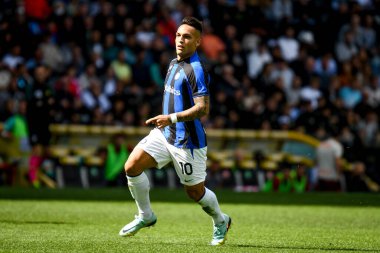 Inter 'in Lautaro Martinez portresi İtalyan futbolu serisi A maçında Udinese Calcio - FC Internazionale at the Friuli - Dacia Arena stadyumu, Udine, İtalya, 18 Eylül 2022