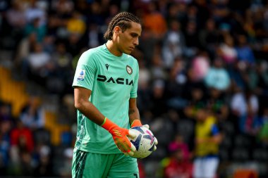 Udinese 'nin Marco Silvestri portresi İtalyan futbolu Serie A maçı sırasında Udinese Calcio vs Inter - FC Internazionale at the Friuli - Dacia Arena stadyumu, Udine, İtalya, 18 Eylül 2022