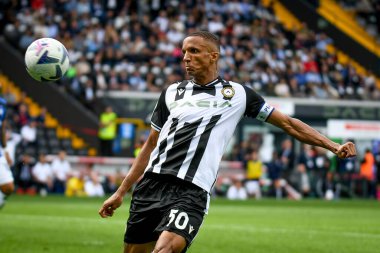 Udinese 'den Rodrigo Nascimento Becao İtalya futbol takımı Serie A maçında Udinese Calcio - FC Internazionale at the Friuli - Dacia Arena stadyumu, Udine, İtalya, 18 Eylül 2022