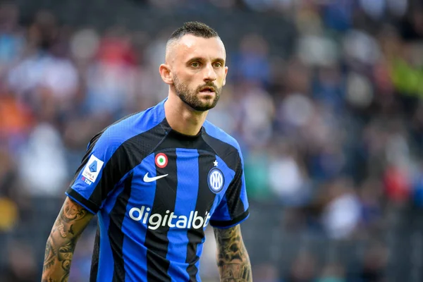 İtalya futbolu sırasındaki Marcelo Brozoviç portresi Serie A maçı sırasında Udinese Calcio vs Inter - FC Internazionale at the Friuli - Dacia Arena stadyumu, Udine, İtalya, 18 Eylül 2022 - Fotoğraf: Ettore Griffon