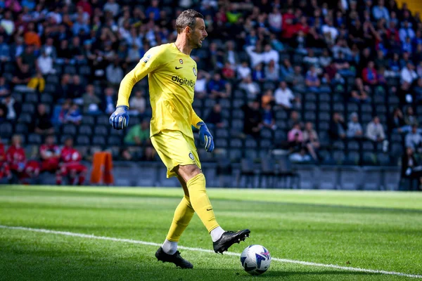 Inter 'in Samir Handanoviç portresi İtalyan futbolu Serie A maçı sırasında Udinese Calcio - FC Internazionale at the Friuli - Dacia Arena stadyumu, Udine, İtalya, 18 Eylül 2022 - Fotoğraf: Ettore Griffon