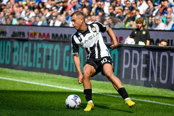 Udinese 'nin Gerard Deulofeu portresi İtalyan futbolu serisi A maçında Udinese Calcio' ya karşı Inter - FC Internazionale at the Friuli - Dacia Arena stadyumu, Udine, İtalya, 18 Eylül 2022