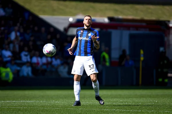 Inter 'in Milan Skriniar portresi İtalyan futbolu Serie A maçı sırasında Udinese Calcio vs Inter - FC Internazionale at the Friuli - Dacia Arena stadyumu, Udine, İtalya, 18 Eylül 2022