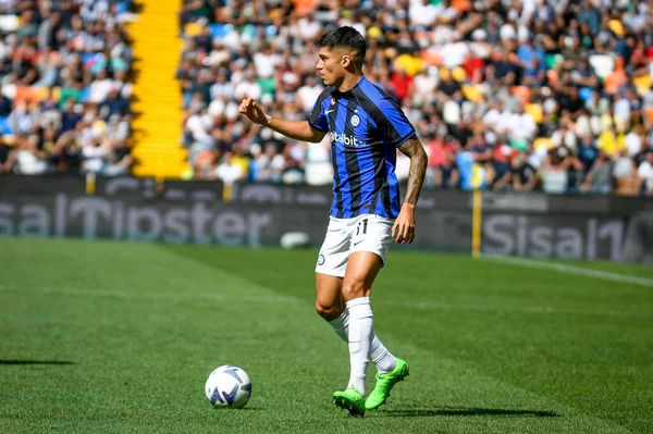 Inter Joaquin Correa Porträtt Aktion Italiensk Fotboll Serie Match Udinese — Stockfoto